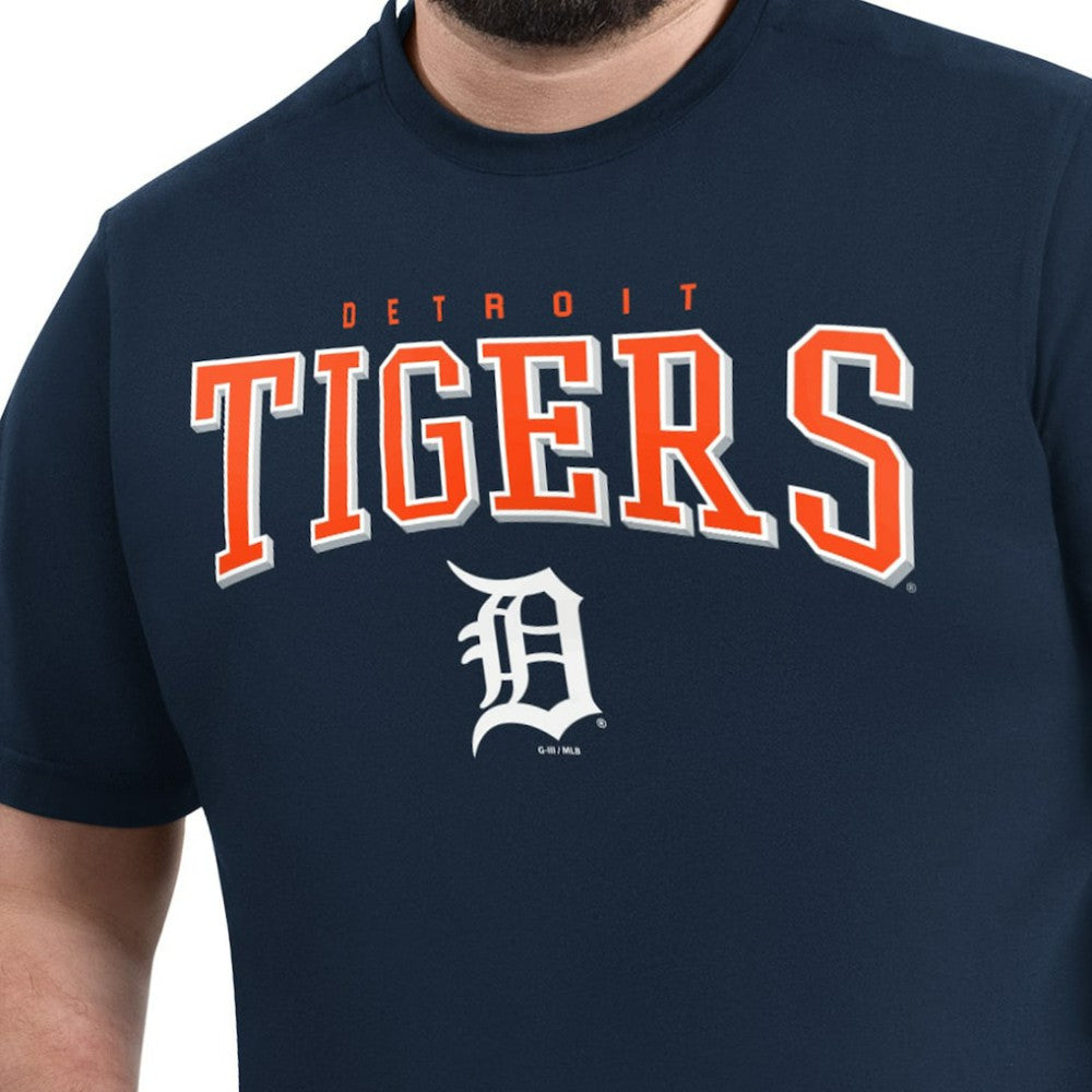 MLB Detroit Tigers G-III Sports by Carl Banks Adaptive Classic Team Spirit T-Shirt