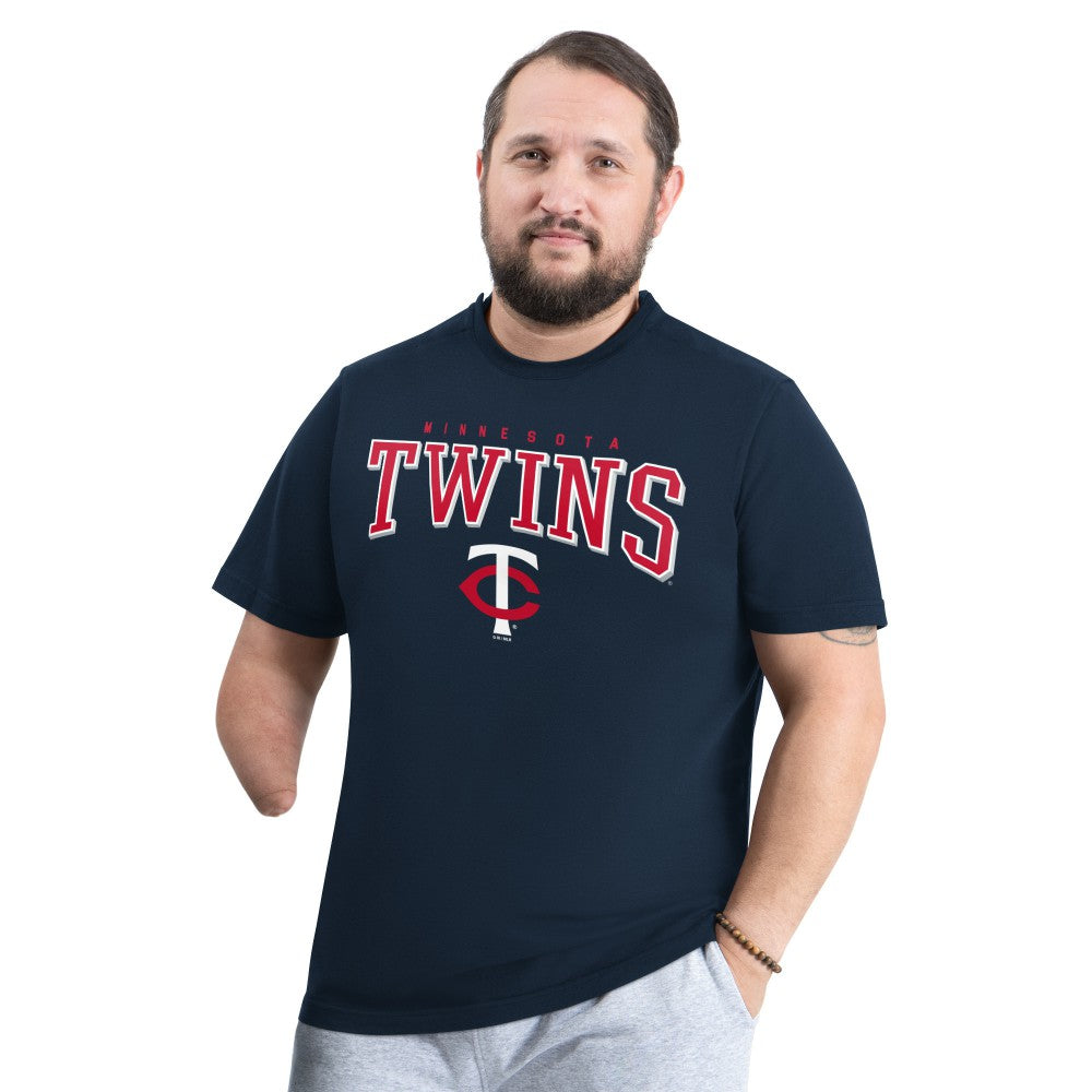 MLB Minnesota Twins G-III Sports by Carl Banks Adaptive Classic Team Spirit T-Shirt