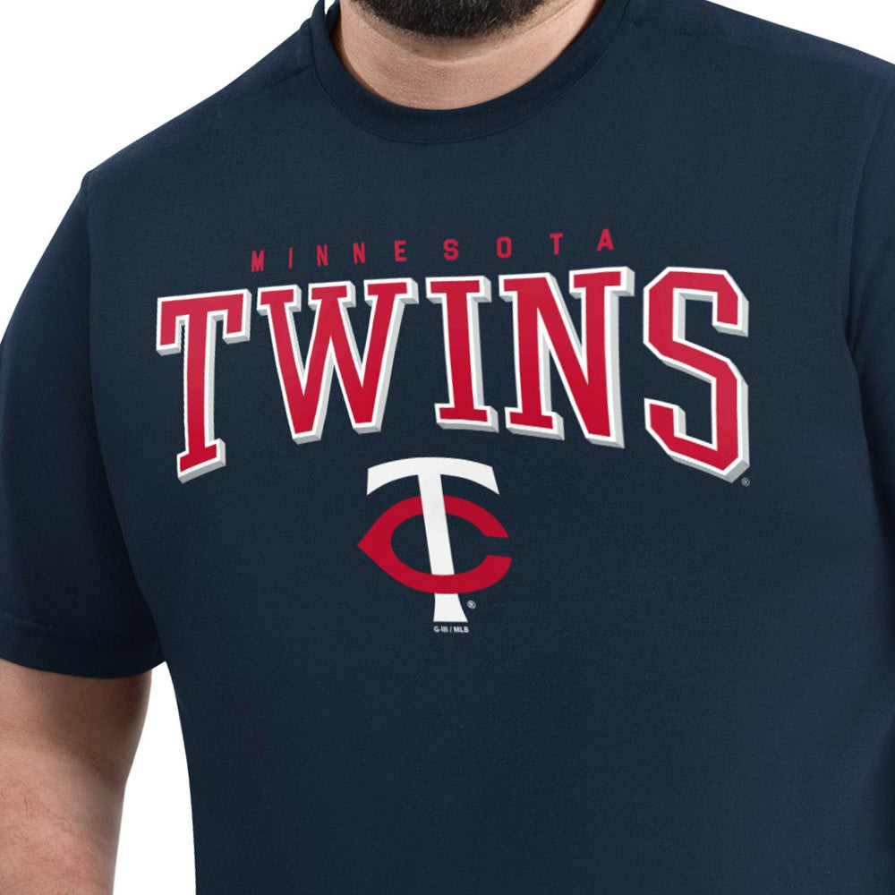 MLB Minnesota Twins G-III Sports by Carl Banks Adaptive Classic Team Spirit T-Shirt