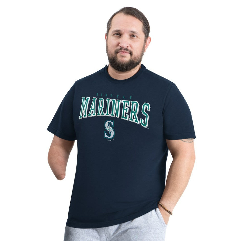 MLB Seattle Mariners G-III Sports by Carl Banks Adaptive Classic Team Spirit T-Shirt