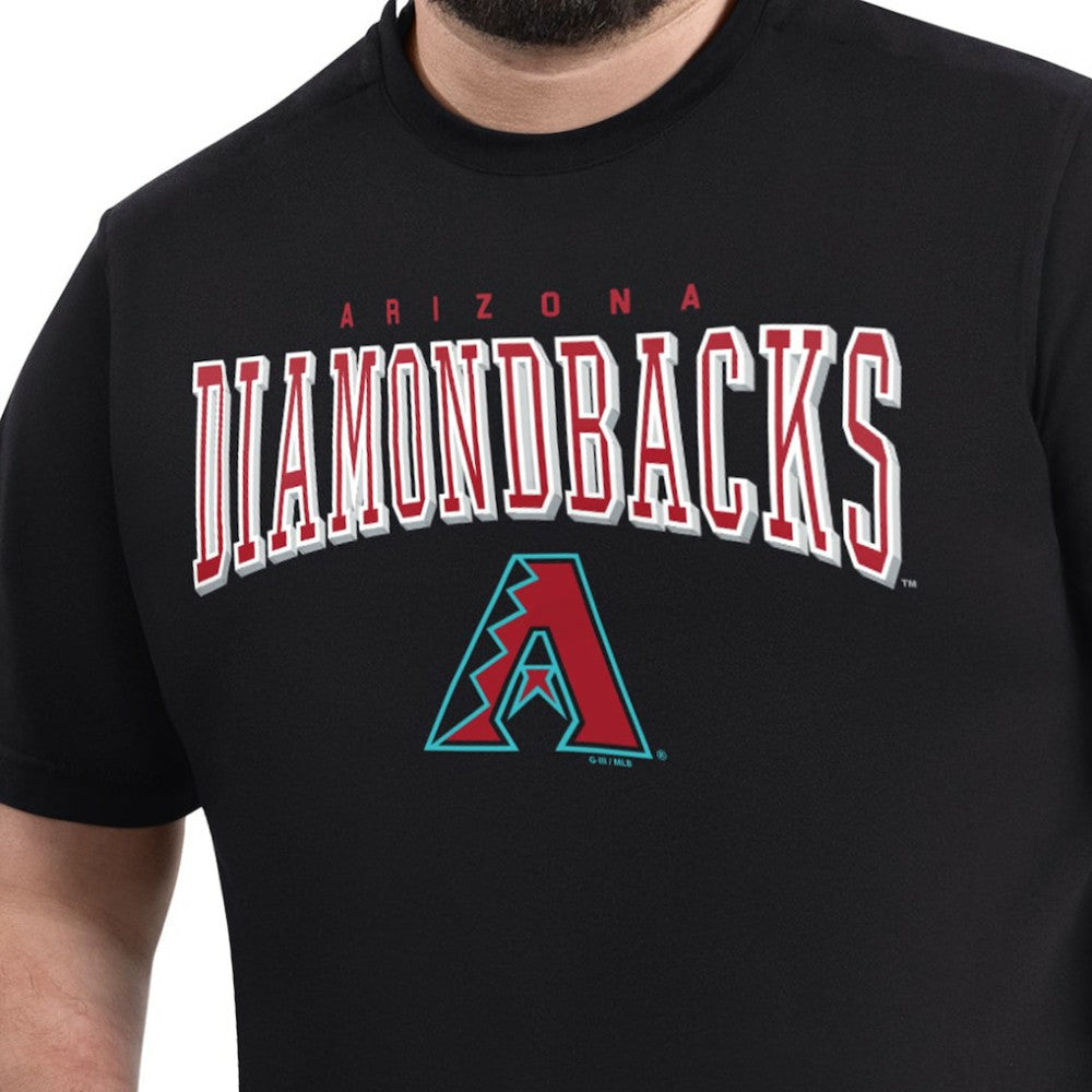 MLB Arizona Diamondbacks G-III Sports by Carl Banks Adaptive Classic Team Spirit T-Shirt
