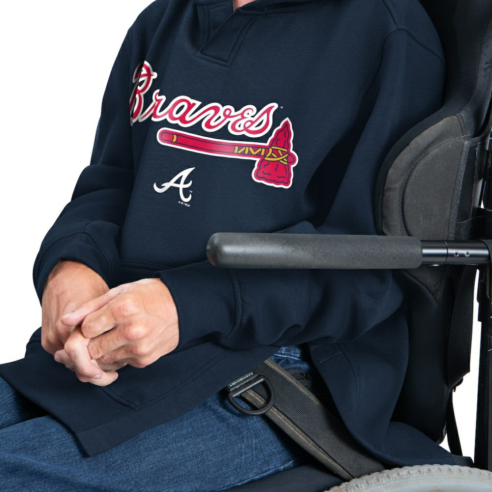 MLB Atlanta Braves G-III Sports by Carl Banks Adaptive Lockup Fleece Hoodie