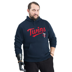 MLB Minnesota Twins G-III Sports by Carl Banks Adaptive Lockup Fleece Hoodie