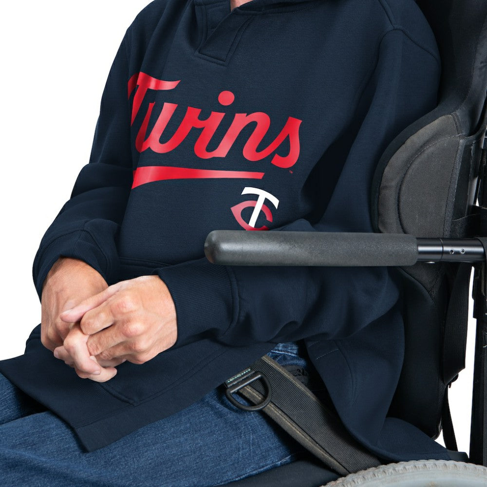 MLB Minnesota Twins G-III Sports by Carl Banks Adaptive Lockup Fleece Hoodie