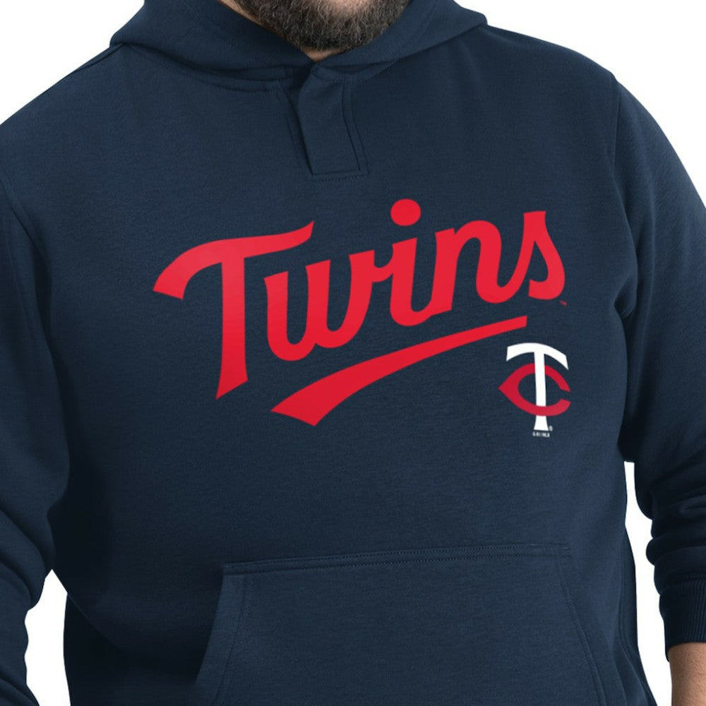MLB Minnesota Twins G-III Sports by Carl Banks Adaptive Lockup Fleece Hoodie