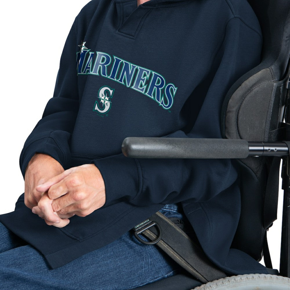 MLB Seattle Mariners G-III Sports by Carl Banks Adaptive Lockup Fleece Hoodie