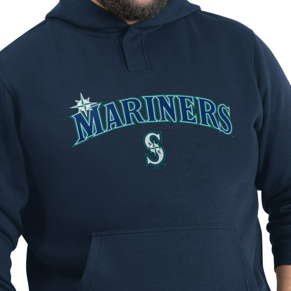 MLB Seattle Mariners G-III Sports by Carl Banks Adaptive Lockup Fleece Hoodie