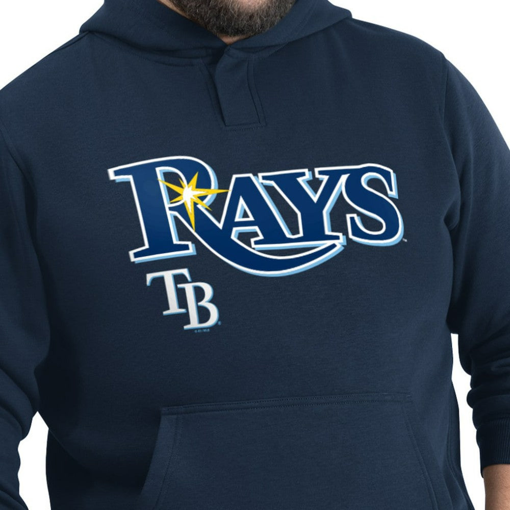 MLB Tampa Bay Rays G-III Sports by Carl Banks Adaptive Lockup Fleece Hoodie
