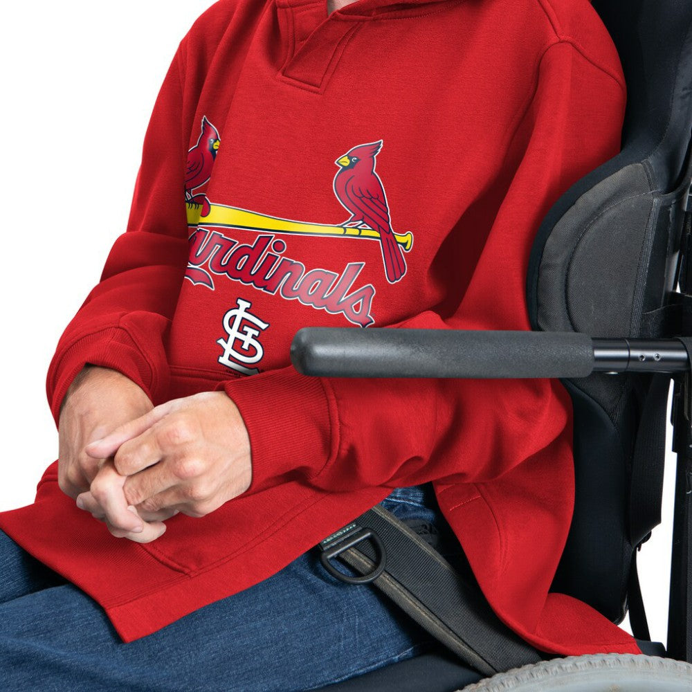 MLB St. Louis Cardinals G-III Sports by Carl Banks Adaptive Lockup Fleece Hoodie