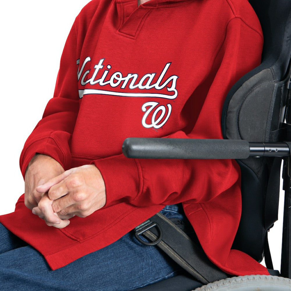 MLB Washington Nationals G-III Sports by Carl Banks Adaptive Lockup Fleece Hoodie