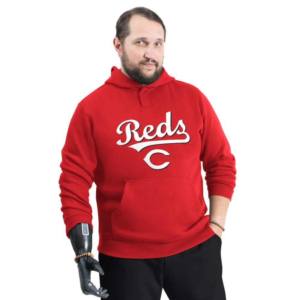 MLB Cincinnati Reds G-III Sports by Carl Banks Adaptive Lockup Fleece Hoodie