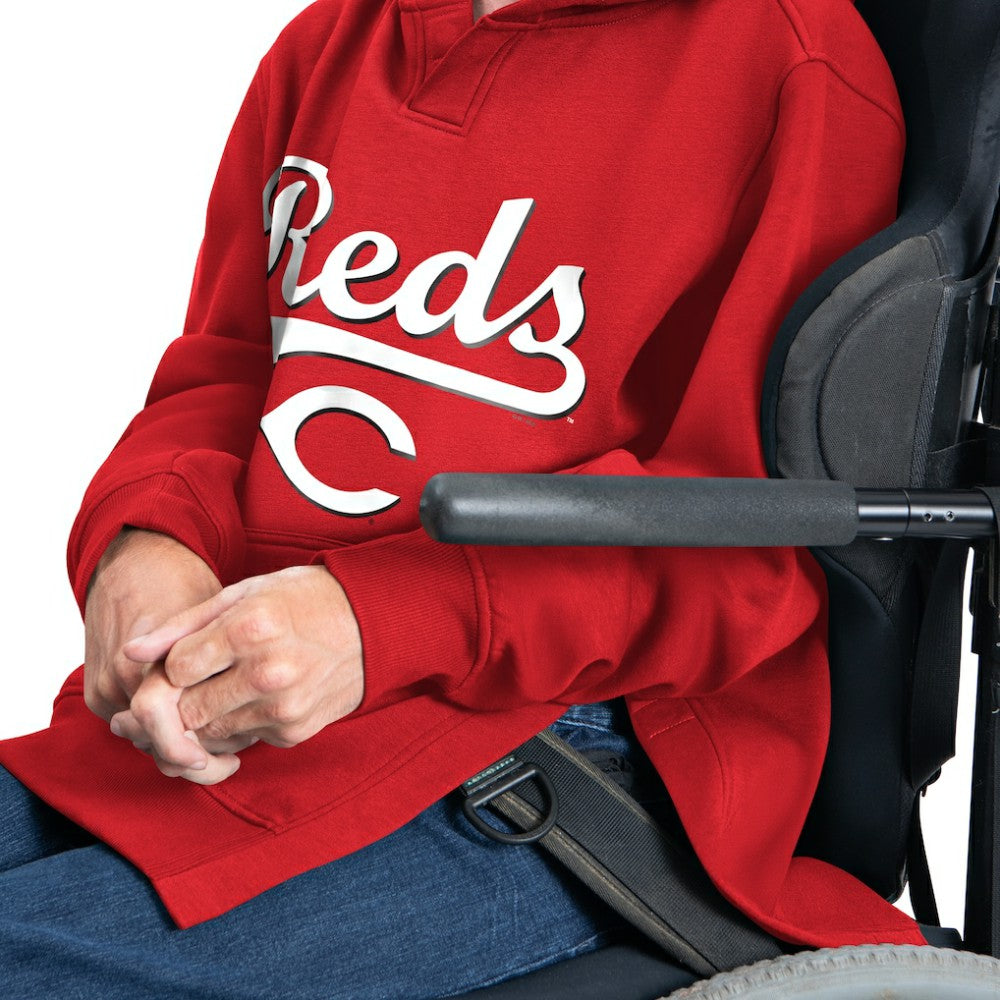 MLB Cincinnati Reds G-III Sports by Carl Banks Adaptive Lockup Fleece Hoodie