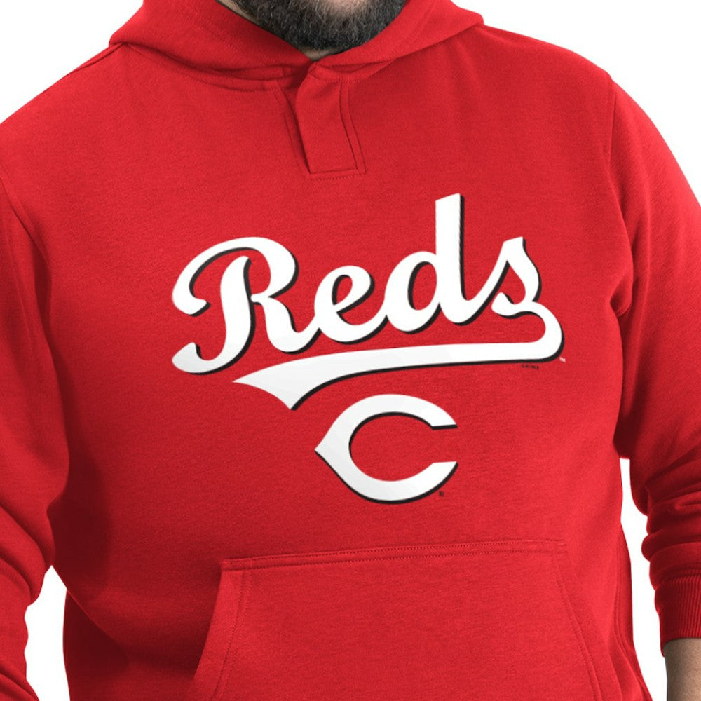 MLB Cincinnati Reds G-III Sports by Carl Banks Adaptive Lockup Fleece Hoodie