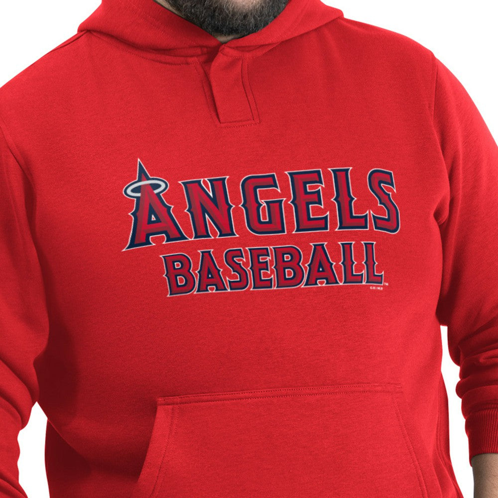 MLB Los Angeles Angels G-III Sports by Carl Banks Adaptive Lockup Fleece Hoodie