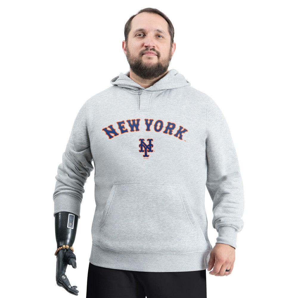 MLB New York Mets G-III Sports by Carl Banks Adaptive Lockup Fleece Hoodie
