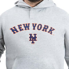 MLB New York Mets G-III Sports by Carl Banks Adaptive Lockup Fleece Hoodie