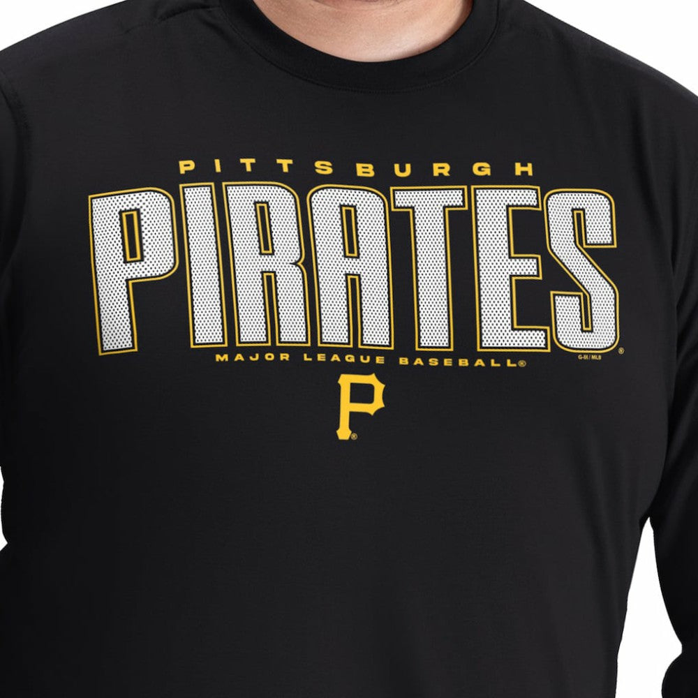 MLB Pittsburgh Pirates G-III Sports by Carl Banks Adaptive Long Sleeve T-Shirt