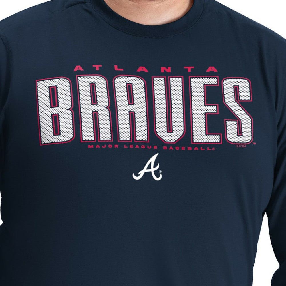 MLB Atlanta Braves G-III Sports by Carl Banks Adaptive Long Sleeve T-Shirt