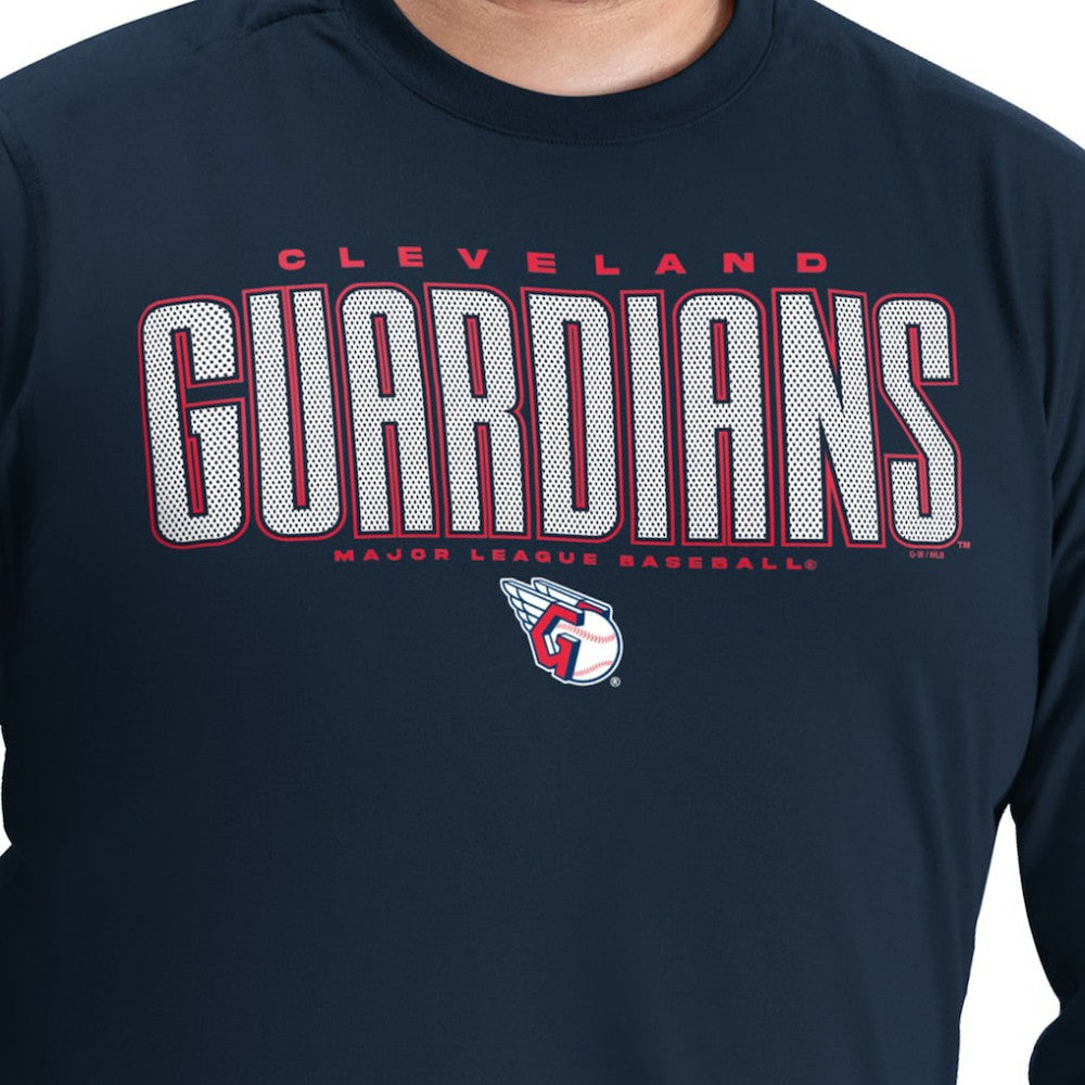 MLB Cleveland Guardians G-III Sports by Carl Banks Adaptive Long Sleeve T-Shirt