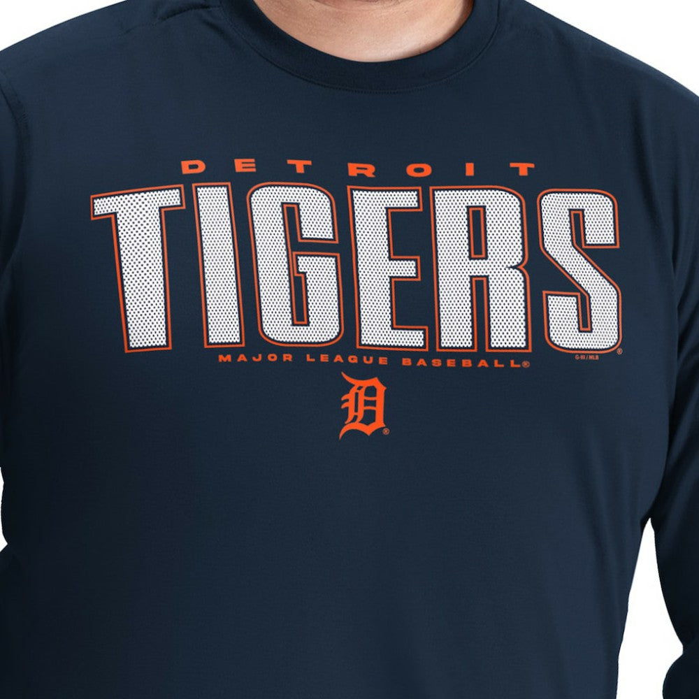 MLB Detroit Tigers G-III Sports by Carl Banks Adaptive Long Sleeve T-Shirt