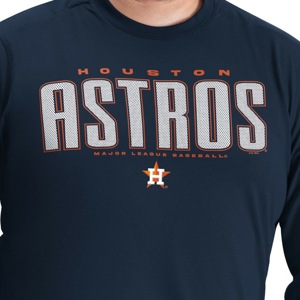 MLB Houston Astros G-III Sports by Carl Banks Adaptive Long Sleeve T-Shirt