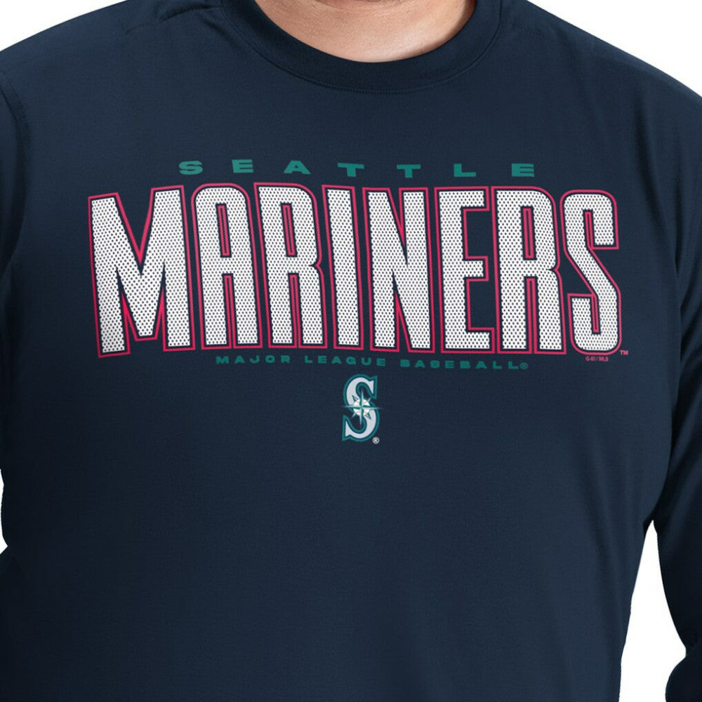 MLB Seattle Mariners G-III Sports by Carl Banks Adaptive Long Sleeve T-Shirt