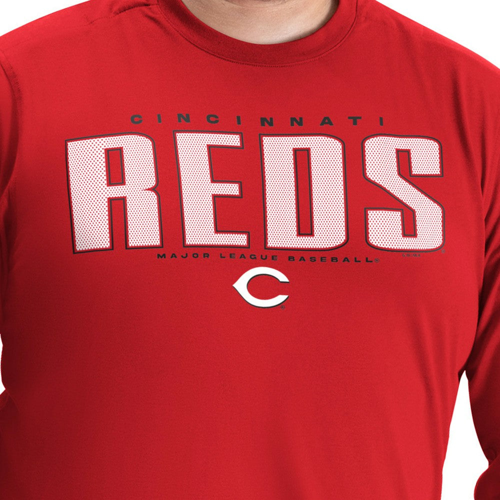 MLB Cincinnati Reds G-III Sports by Carl Banks Adaptive Long Sleeve T-Shirt