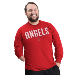 MLB Los Angeles Angels G-III Sports by Carl Banks Adaptive Long Sleeve T-Shirt
