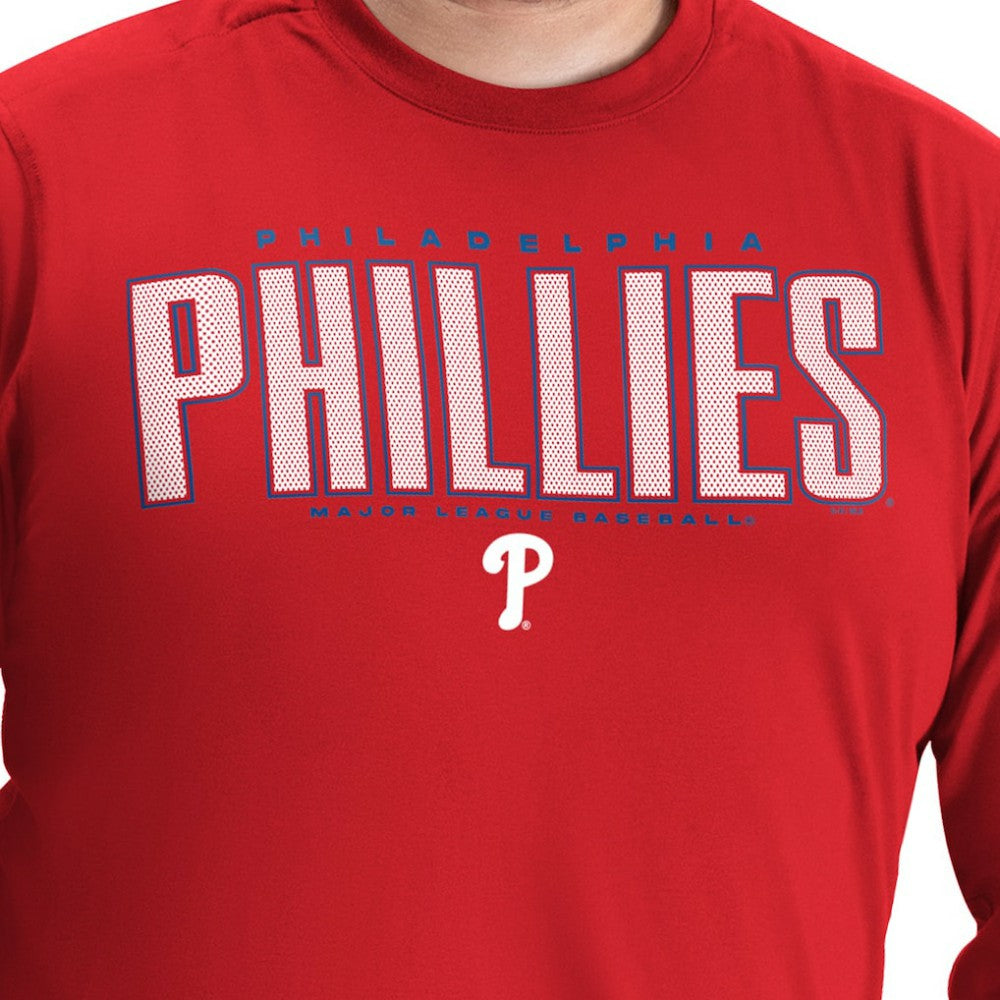MLB Philadelphia Phillies G-III Sports by Carl Banks Adaptive Long Sleeve T-Shirt