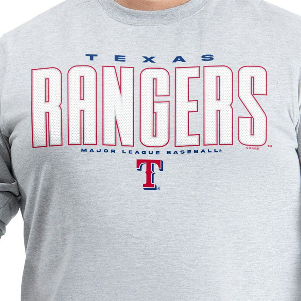MLB Texas Rangers G-III Sports by Carl Banks Adaptive Long Sleeve T-Shirt