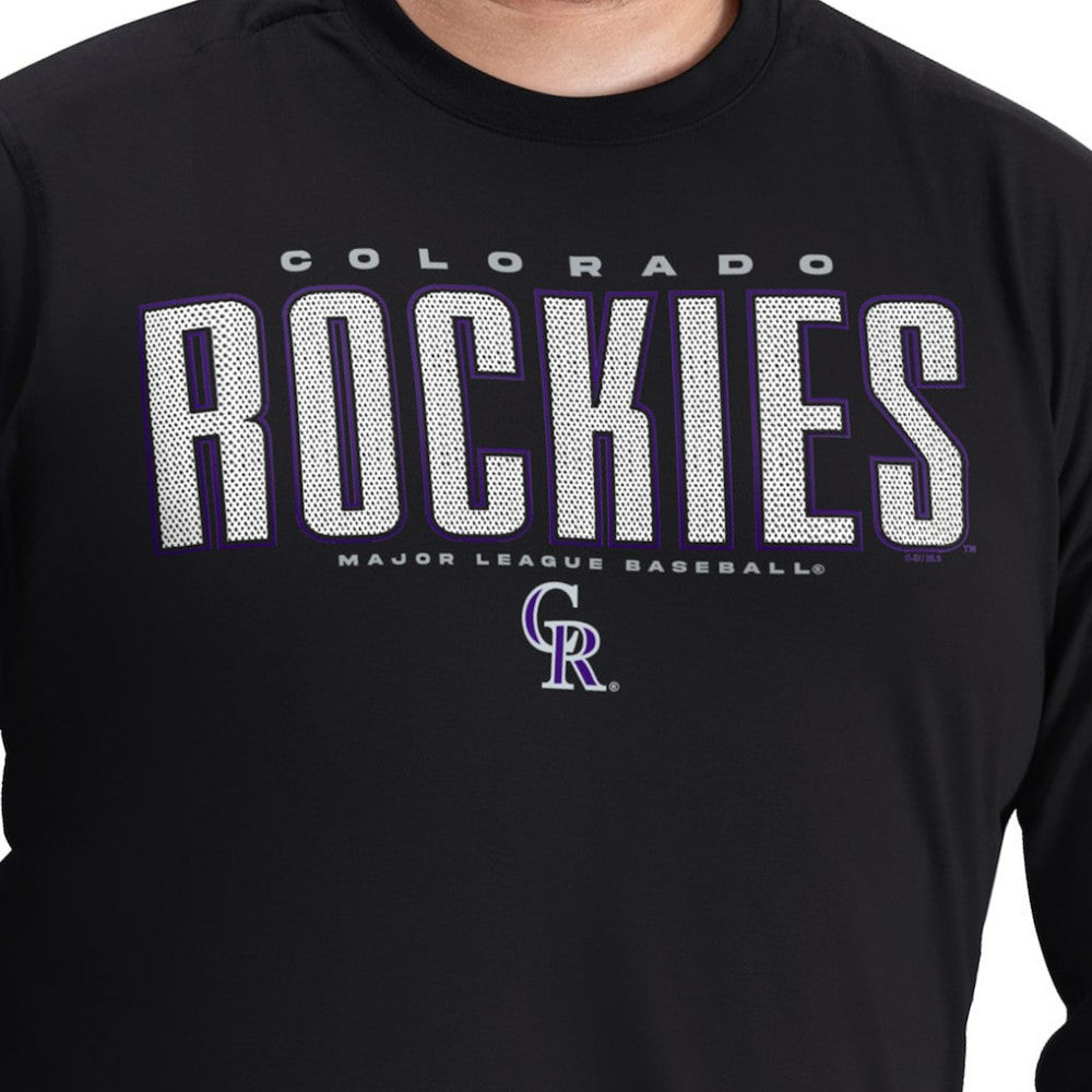 MLB Colorado Rockies G-III Sports by Carl Banks Adaptive Long Sleeve T-Shirt