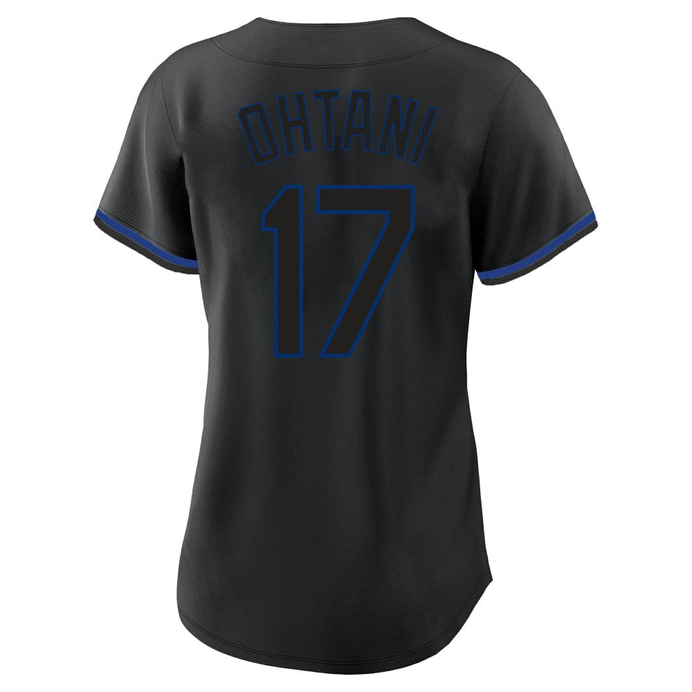 MLB Shohei Ohtani Los Angeles Dodgers Profile Women's Plus Size Player Name & Number Fashion Jersey
