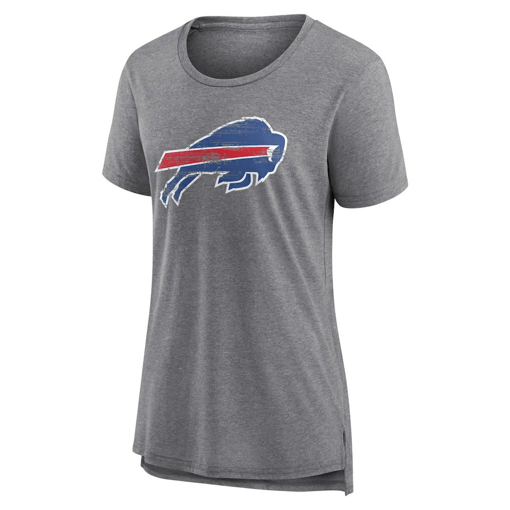 Women's Heritage Custom Name & Number Tri-Blend T-Shirt - Buffalo Bills