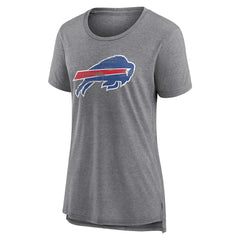 Women's Heritage Custom Name & Number Tri-Blend T-Shirt - Buffalo Bills
