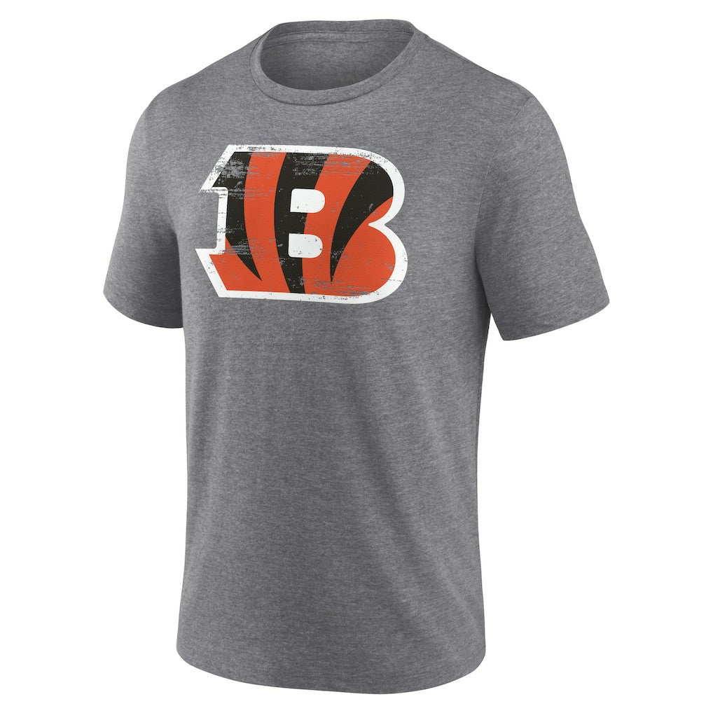 Heritage Custom Name & Number Tri-Blend T-Shirt - Cincinnati Bengals