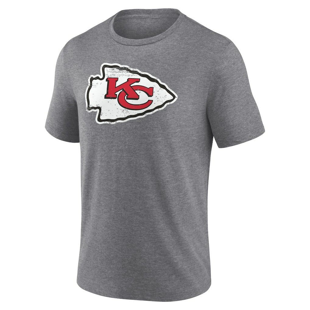Heritage Custom Name & Number Tri-Blend T-Shirt - Kansas City Chiefs