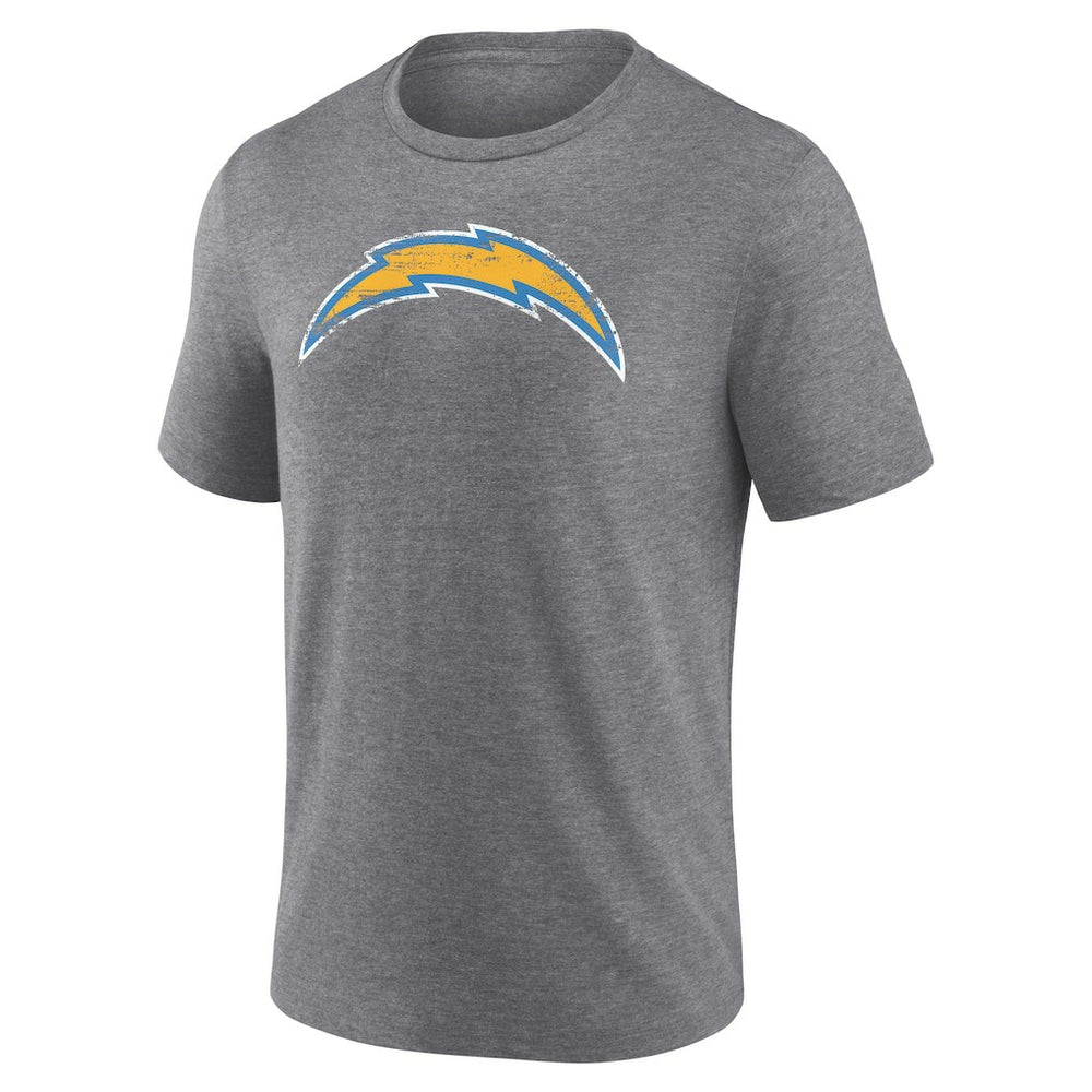 Heritage Custom Name & Number Tri-Blend T-Shirt - Los Angeles Chargers