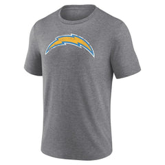Heritage Custom Name & Number Tri-Blend T-Shirt - Los Angeles Chargers