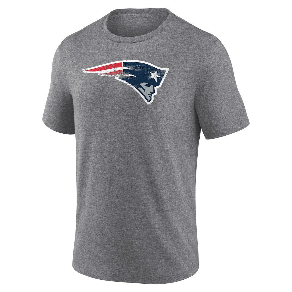 Heritage Custom Name & Number Tri-Blend T-Shirt - New England Patriots
