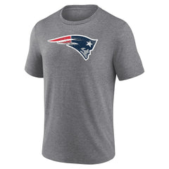 Heritage Custom Name & Number Tri-Blend T-Shirt - New England Patriots