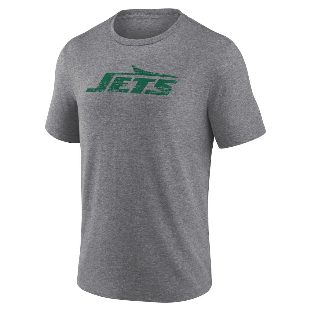 Heritage Custom Name & Number Tri-Blend T-Shirt - New York Jets