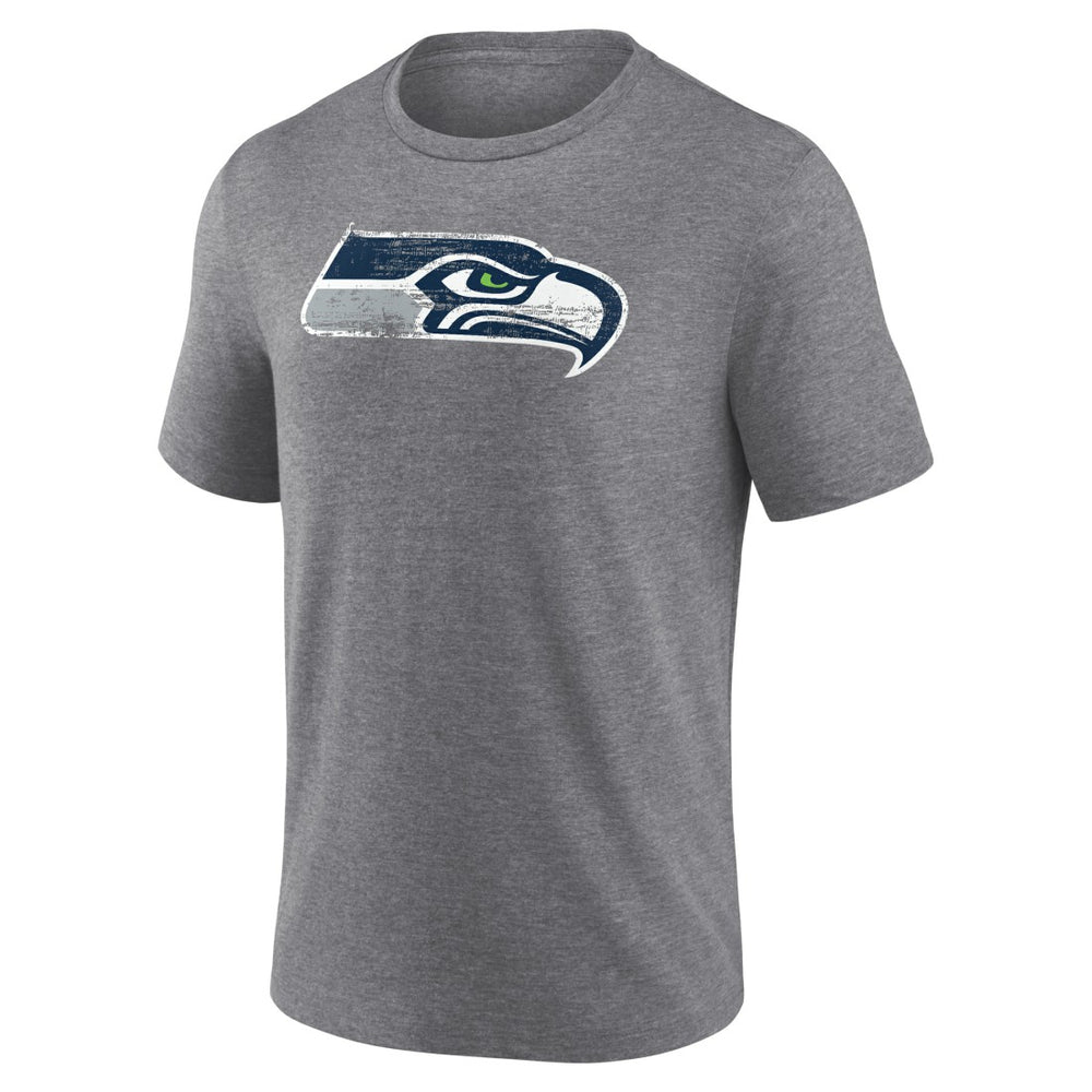 Heritage Custom Name & Number Tri-Blend T-Shirt - Seattle Seahawks