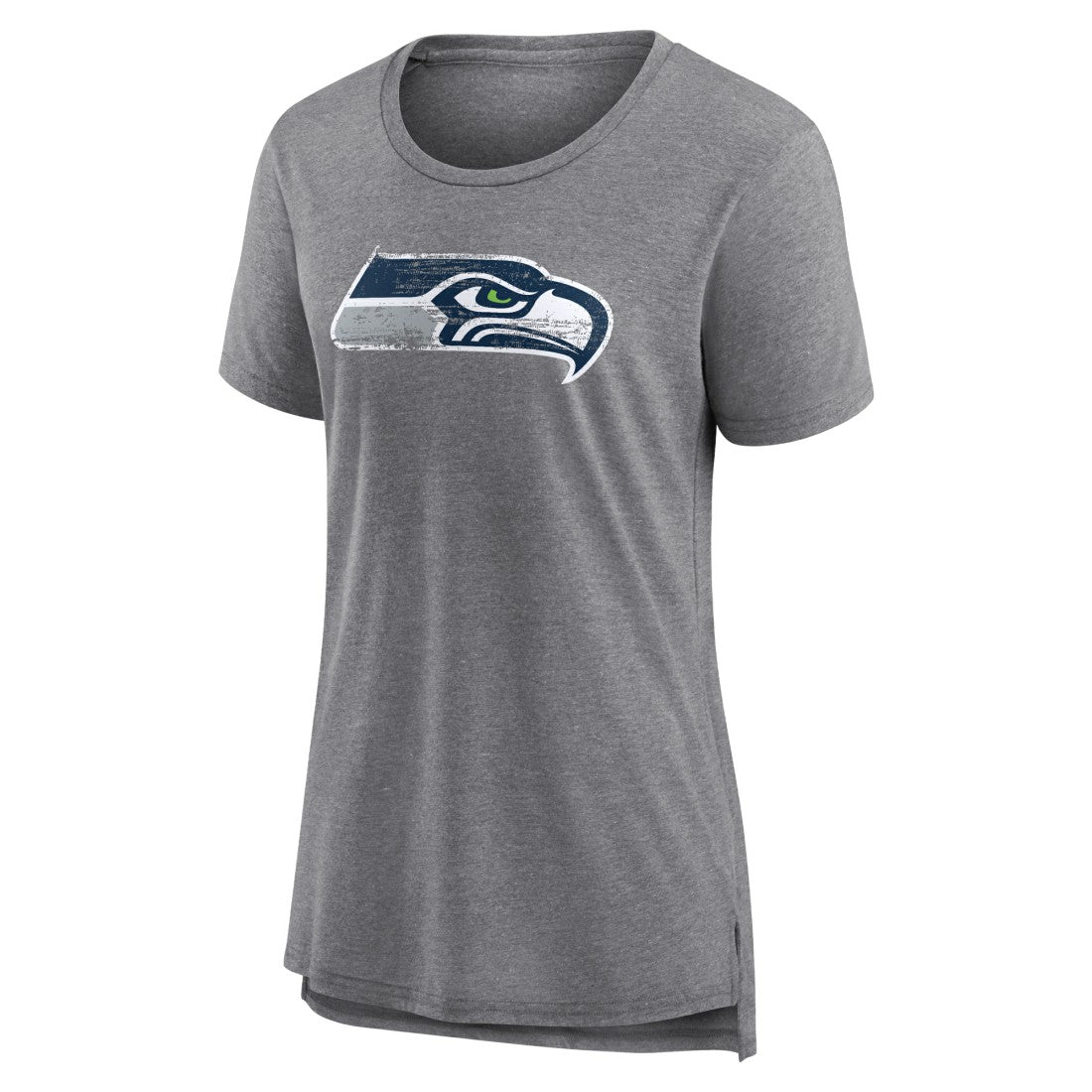 Women's Heritage Custom Name & Number Tri-Blend T-Shirt - Seattle Seahawks
