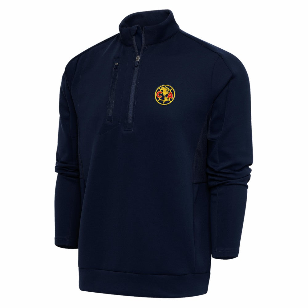 Club America Antigua Genesis Quarter-Zip Pullover -  Navy