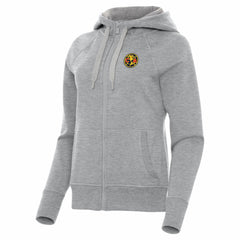 Club America Antigua Women's Takeover Full-Zip Hoodie -  Heather Gray