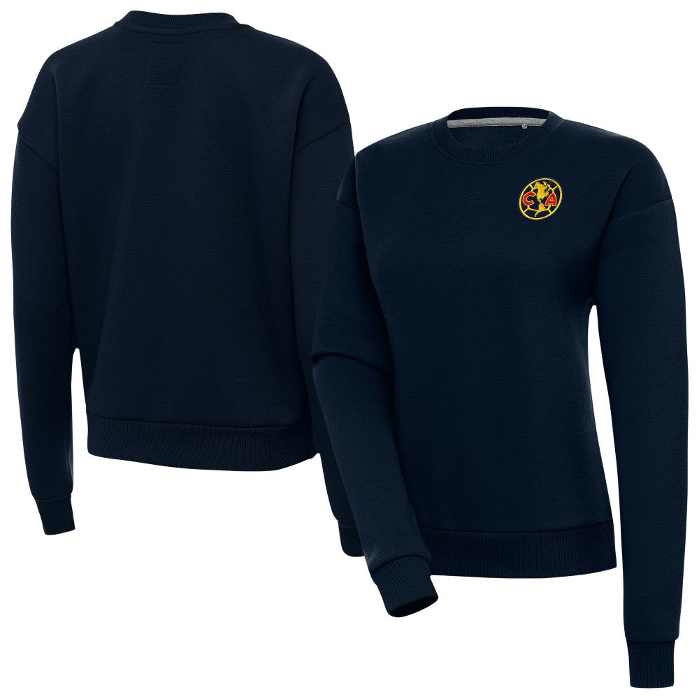 Club America Antigua Women's Takeover Pullover Sweatshirt -  Navy
