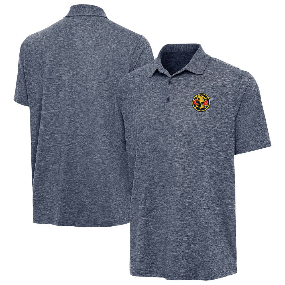 Club America Antigua Triple Shot Polo -  Heather Navy