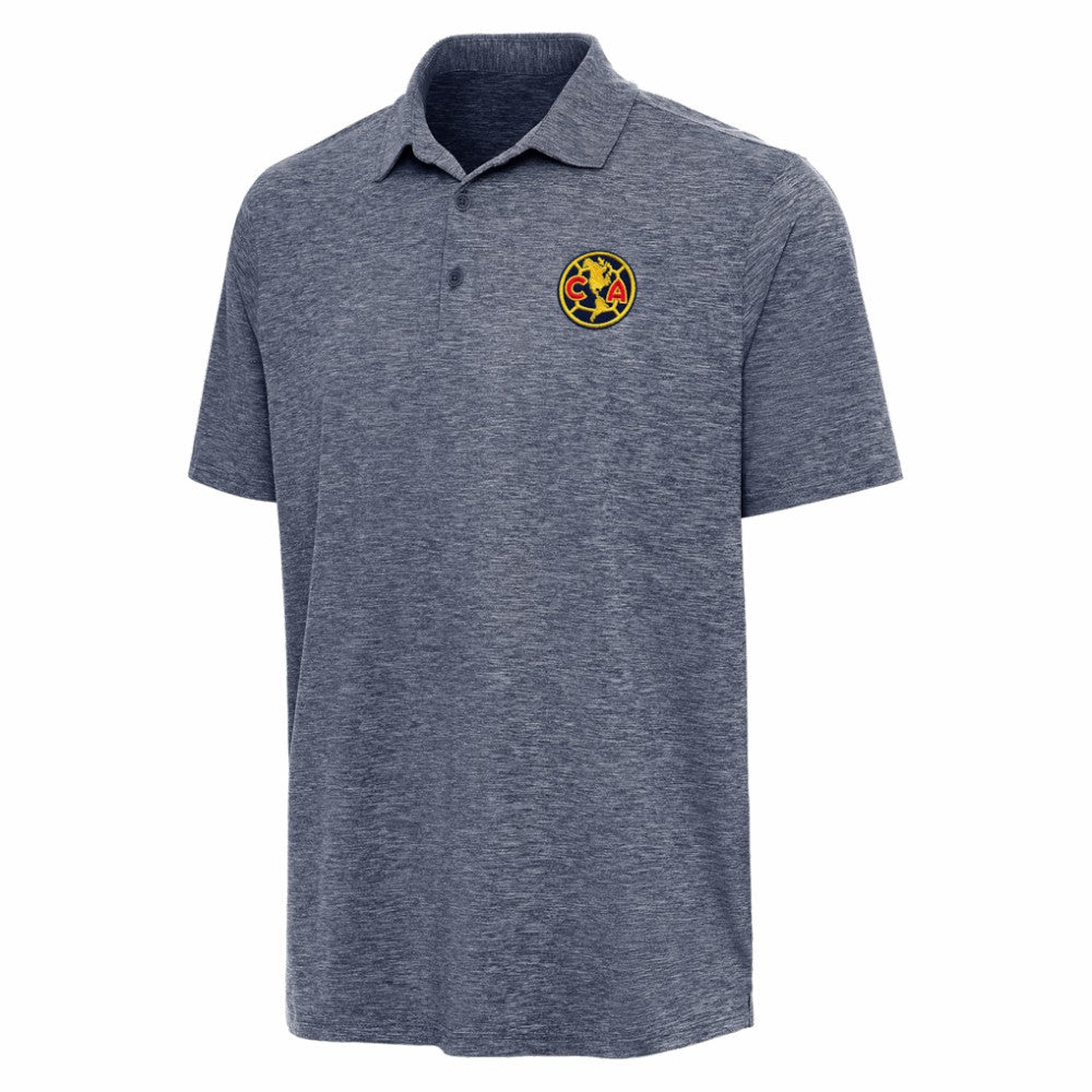 Club America Antigua Triple Shot Polo -  Heather Navy