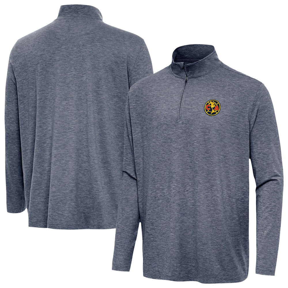 Club America Antigua Master Quarter-Zip Pullover -  Heather Navy