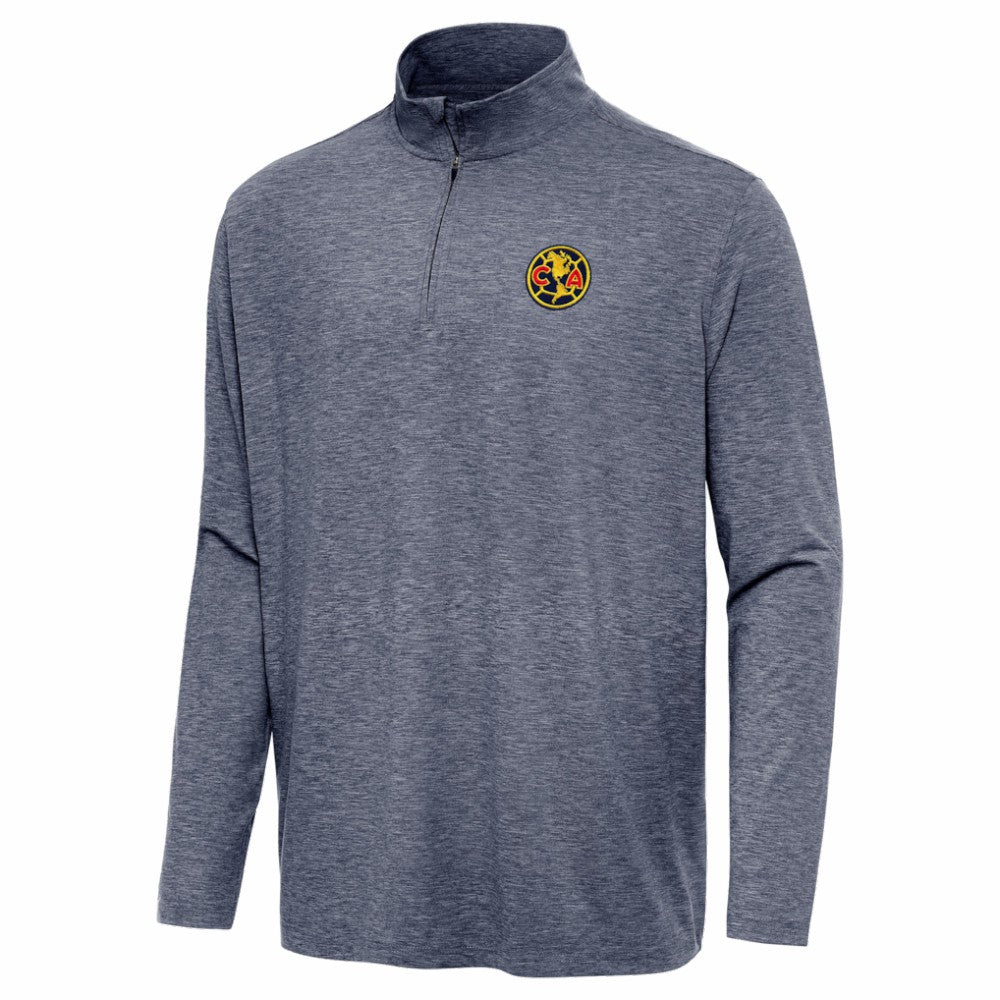 Club America Antigua Master Quarter-Zip Pullover -  Heather Navy